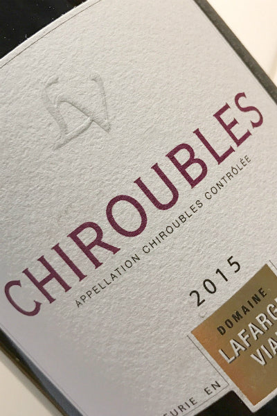 Lafarge-Vial's 2015 Chiroubles: Racy Elegance