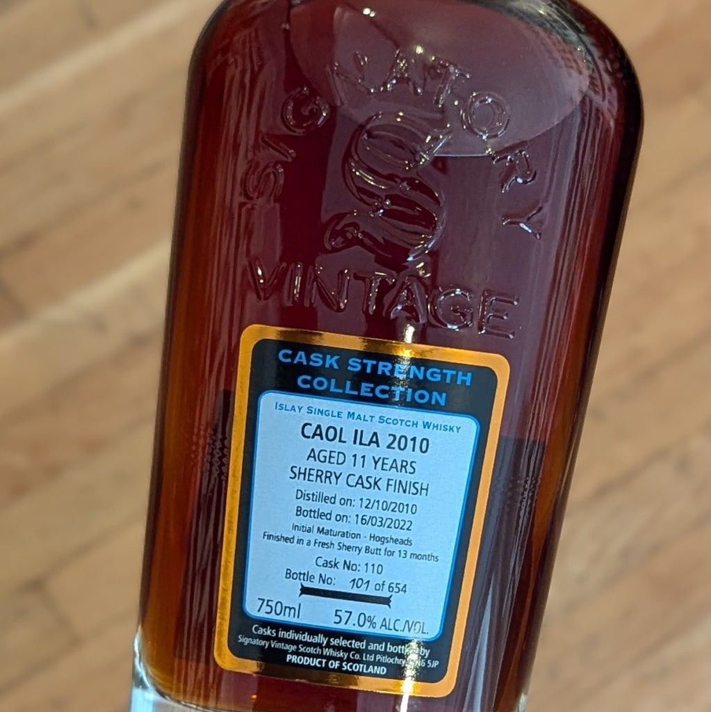 Signatory Caol Ila  2010 Cask Strenghth 11yr