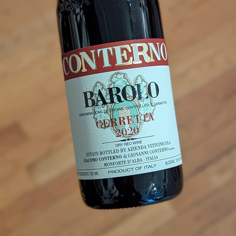 Giacomo Conterno Barolo Cerretta 2020 Italy-Piedmont-Red MCF Rare Wine - MCF Rare Wine