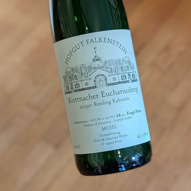 Hofgut Falkenstein Riesling Kabinett Krettnacher Euchariusberg AP12 Kugel Peter 2023