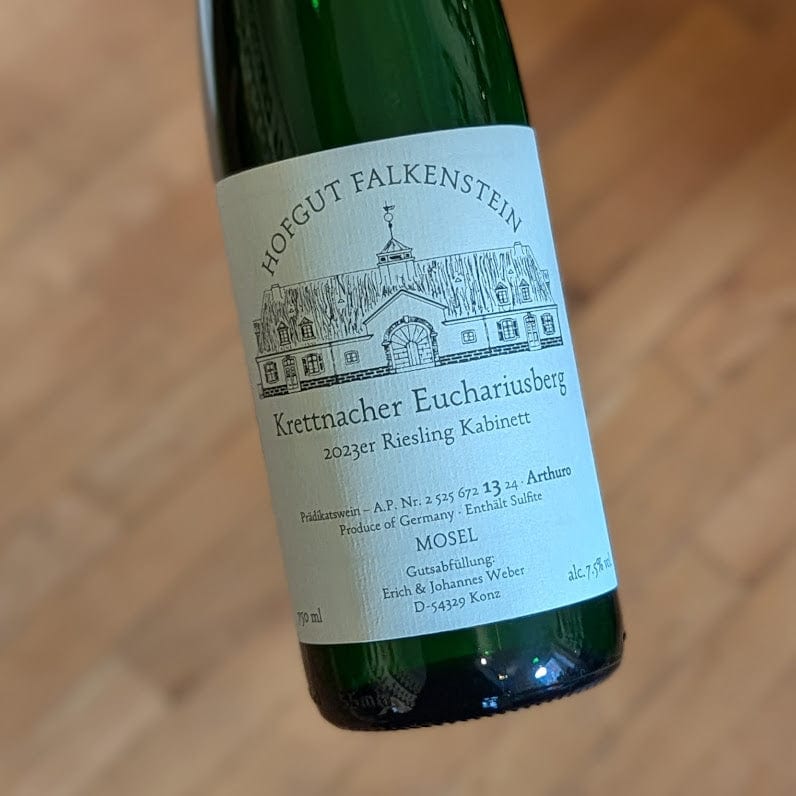 Hofgut Falkenstein Riesling Kabinett Krettnacher Euchariusberg AP13 Arthuro 2023 Germany-Mosel-White MCF Rare Wine - MCF Rare Wine