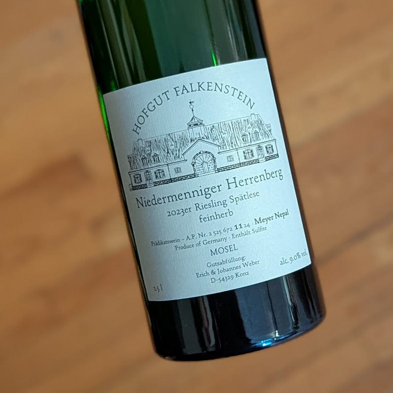 Hofgut Falkenstein Riesling Spätlese Feinherb Niedermenninger Herrenberg AP11 Meyer Nepal 2023 1.5L Germany-Mosel-White MCF Rare Wine - MCF Rare Wine