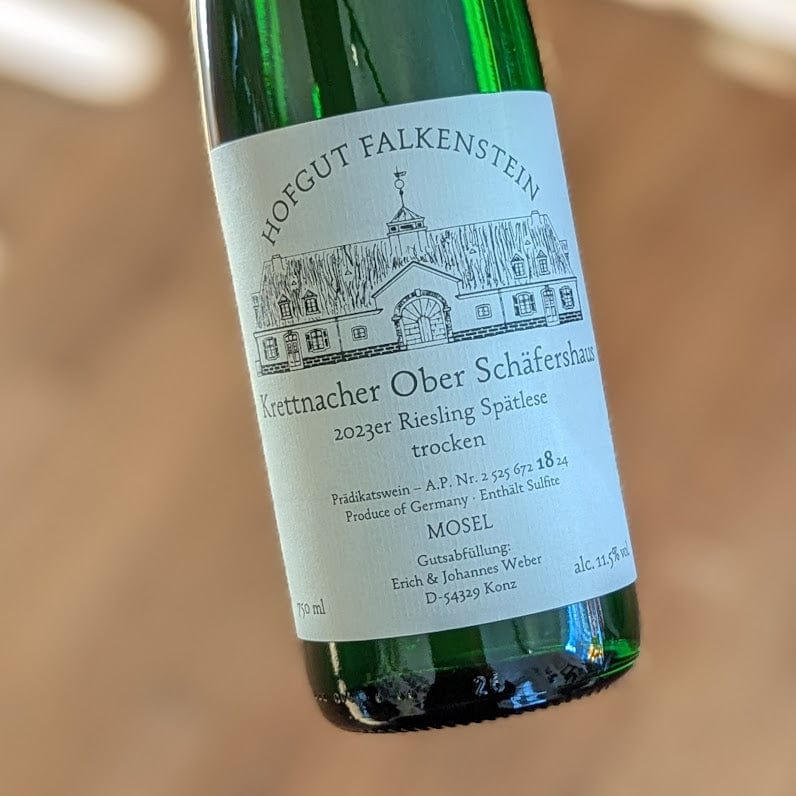 Hofgut Falkenstein Riesling Spätlese Trocken Krettnacher Ober Schafershaus AP18 Lorenz Manni 2023 Germany-Mosel-White MCF Rare Wine - MCF Rare Wine