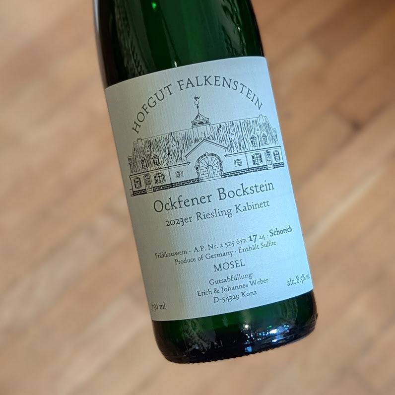 Hofgut Falkenstein Riesling Kabinett Ockfener Bockstein AP17 Schorsch 2023