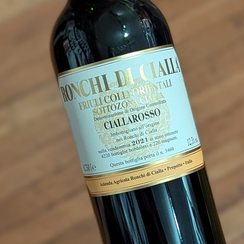 Ronchi di Cialla Cialla Rosso Friuli Colli Orientali 2021