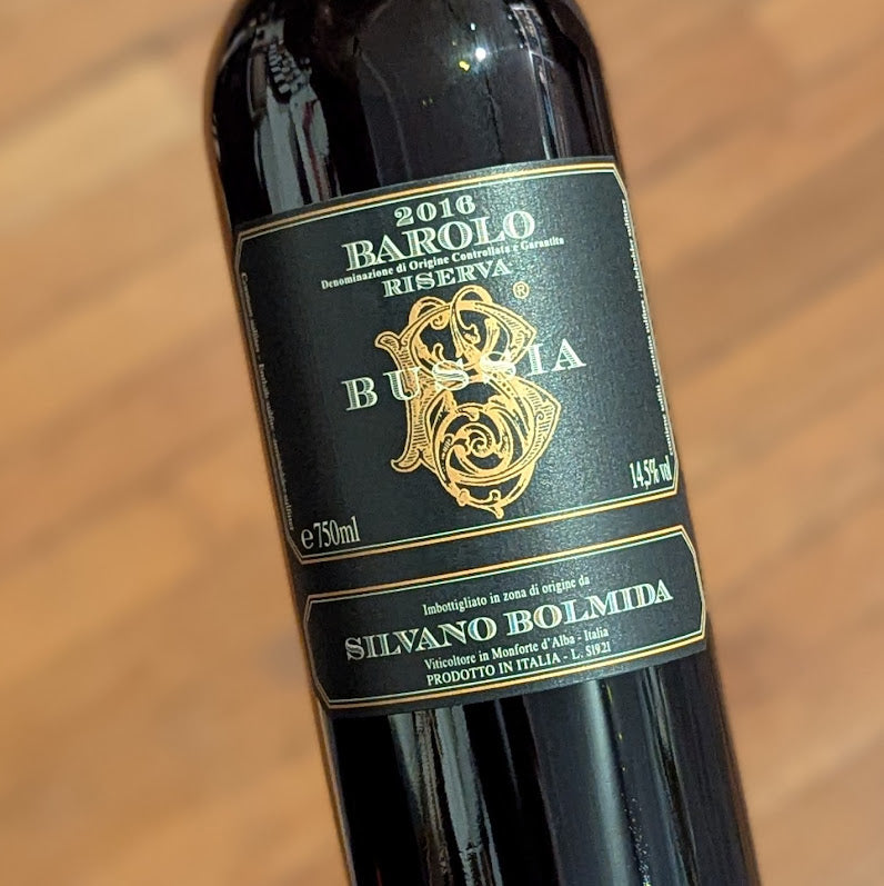 Silvano Bolmida Barolo Riserva Bussia 2016