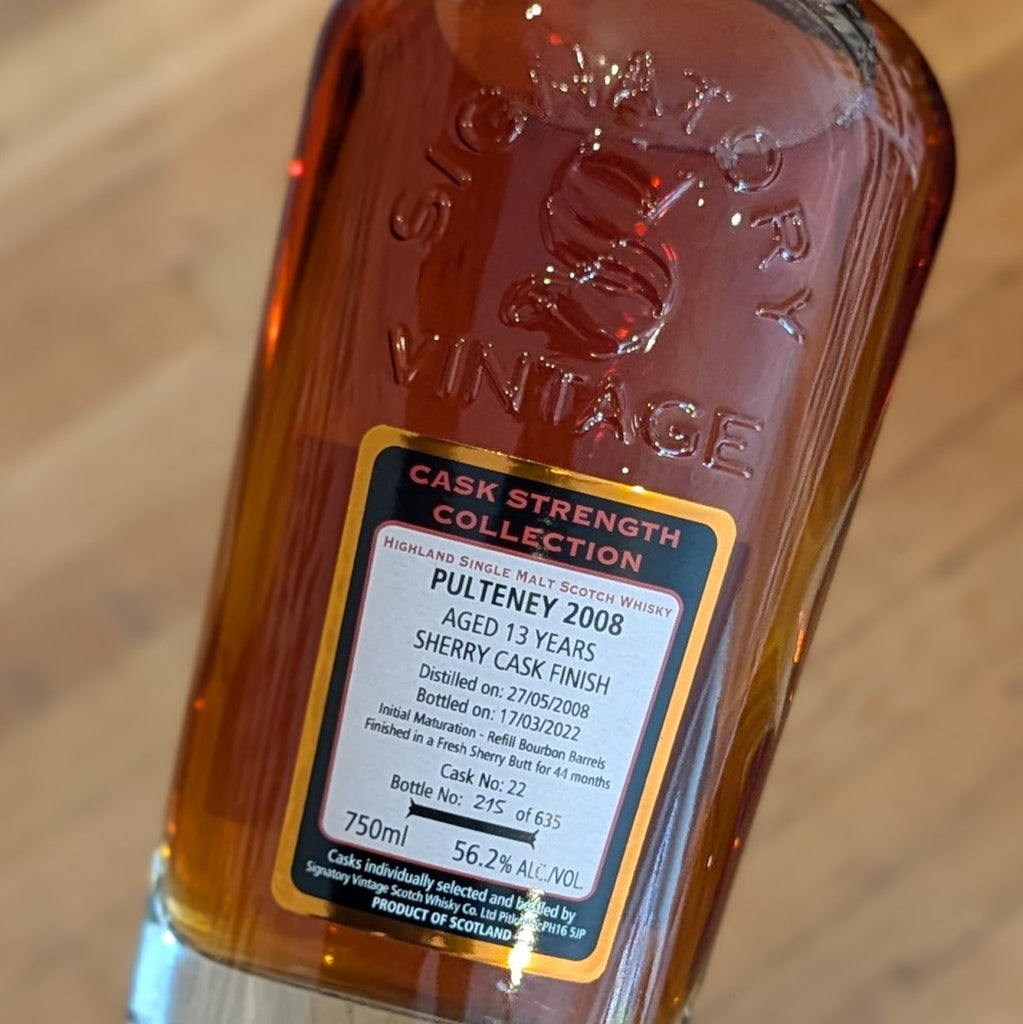 Signatory Old Pulteney 2008 Cask Strenghth 13yr