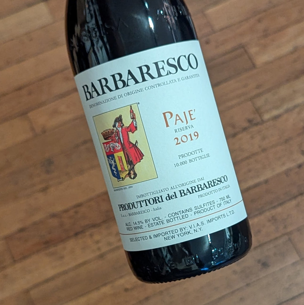 Produttori del Barbaresco Riserva Paje 2019