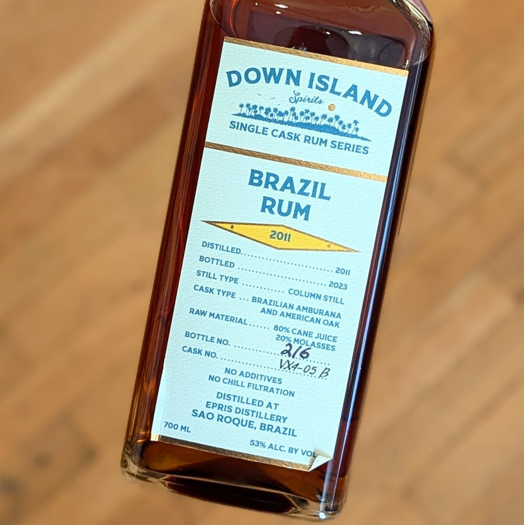 Down Island Single Cask Series Brazil Rum 2011