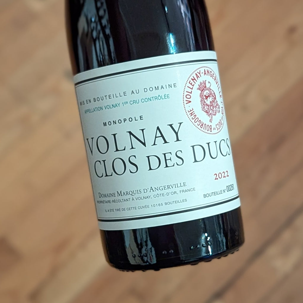 Marquis d'Angerville Volnay 1er Cru Clos de Ducs 2022